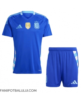 Argentina Echipament de Fotbal Replică Copa America 2024 Copii Deplasare (+ Șorturi)